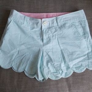 Lilly Pulitzer Seersucker Buttercup Shorts